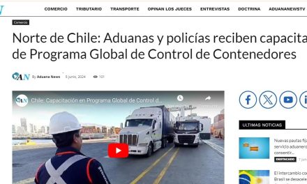 Norte de Chile: Aduanas y policías reciben capacitación de Programa Global de Control de Contenedores