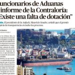 Presidente de ANFACH alerta sobre falta de dotación en Aduanas tras informe de Contraloría